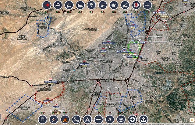 Обзор карты боевых действий в Сирии 9 ноября 2015 года