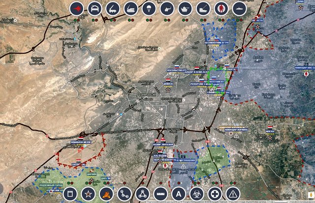 Обзор карты боевых действий в Сирии 21 января 2017 года
