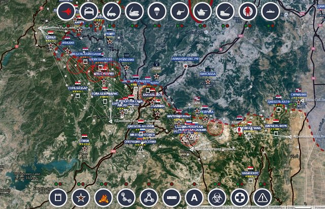 Обзор карты боевых действий в Сирии 23 января 2017 года