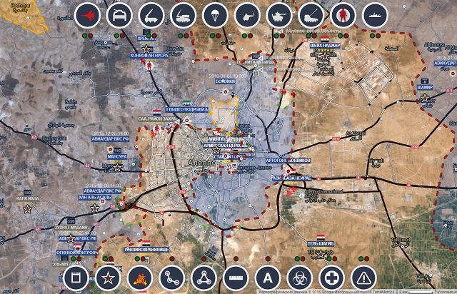 Обзор карты боевых действий в Сирии 29 января 2017 года