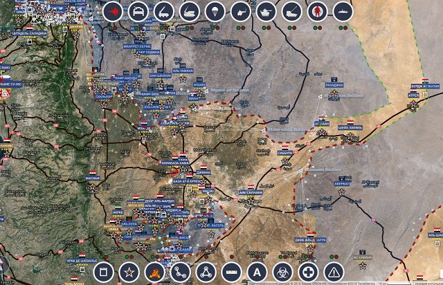 Обзор карты боевых действий в Сирии 2 февраля 2017 года