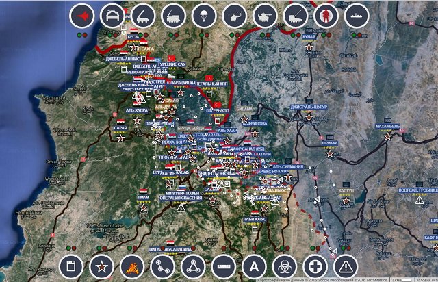 Обзор карты боевых действий в Сирии 25 февраля 2017 года