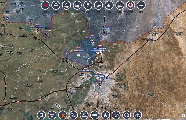 Обзор карты боевых действий в Сирии 3 марта 2017 года