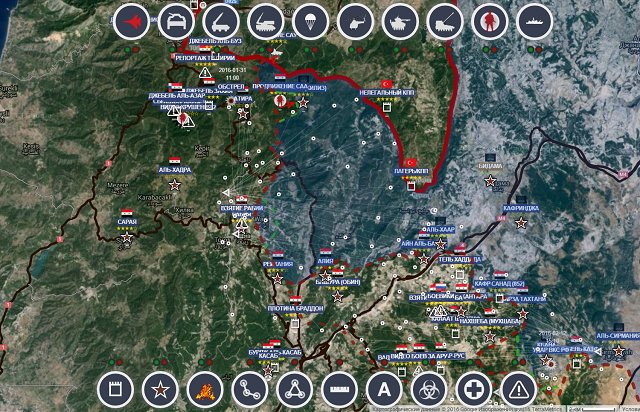 Обзор карты боевых действий в Сирии 7 марта 2017 года