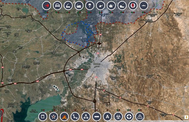 Обзор карты боевых действий в Сирии 11 марта 2017 года