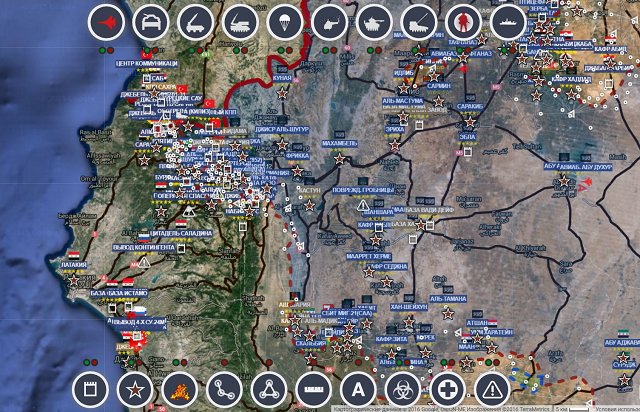 Обзор карты боевых действий в Сирии 26 марта 2017 года