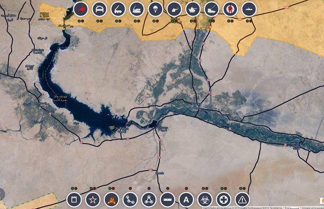 Обзор карты боевых действий в Сирии 5 апреля 2017 года
