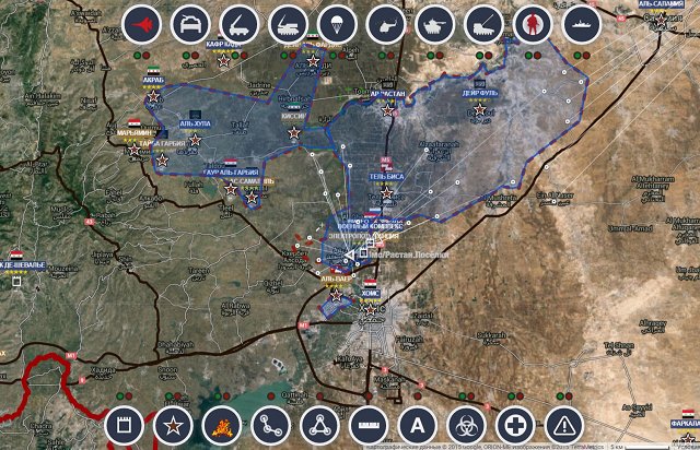Обзор карты боевых действий в Сирии 3 ноября 2015 года