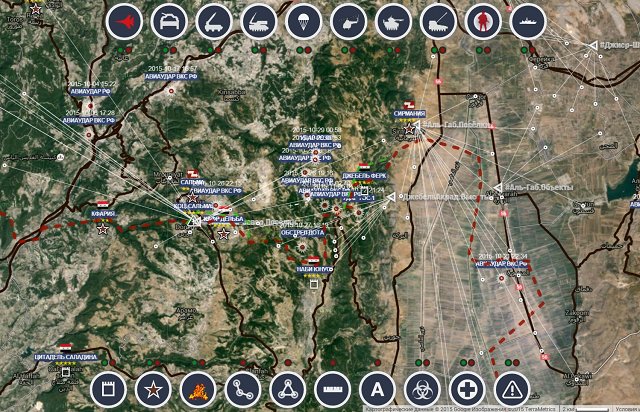 Обзор карты боевых действий в Сирии 7 ноября 2015 года