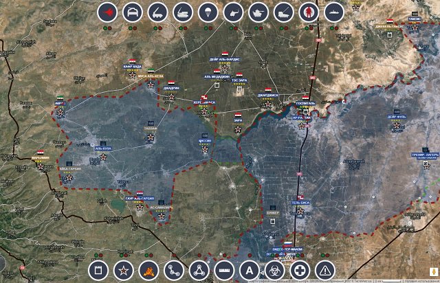 Обзор карты боевых действий в Сирии 26 февраля 2017 года