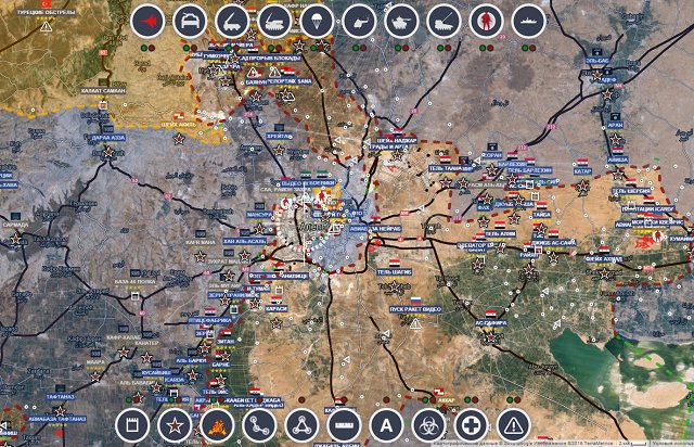 Обзор карты боевых действий в Сирии 27 февраля 2017 года