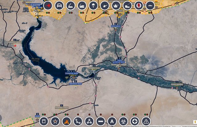 Обзор карты боевых действий в Сирии 1 марта 2017 года