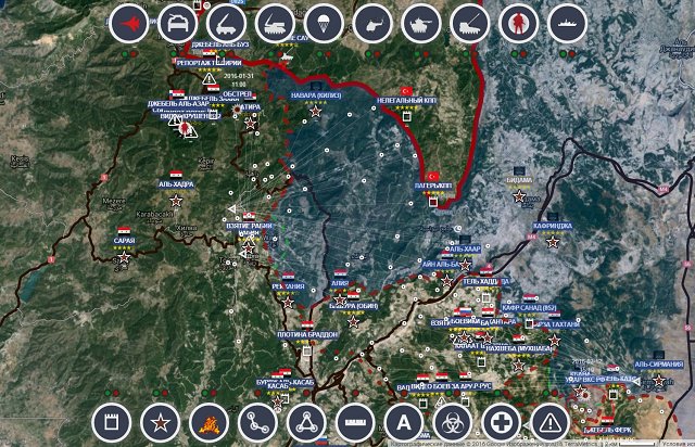 Обзор карты боевых действий в Сирии 9 марта 2017 года