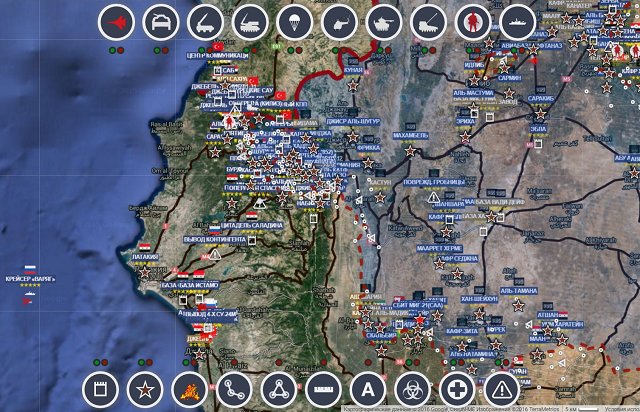 Обзор карты боевых действий в Сирии 19 марта 2017 года