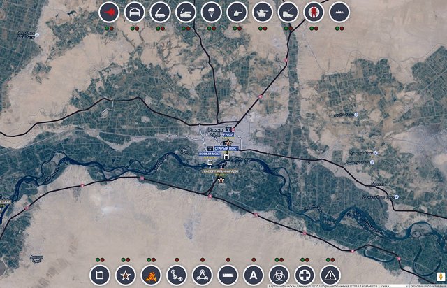 Обзор карты боевых действий в Сирии 18 апреля 2017 года