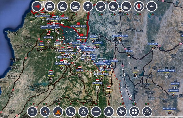 Обзор карты боевых действий в Сирии 10 июня 2017 года