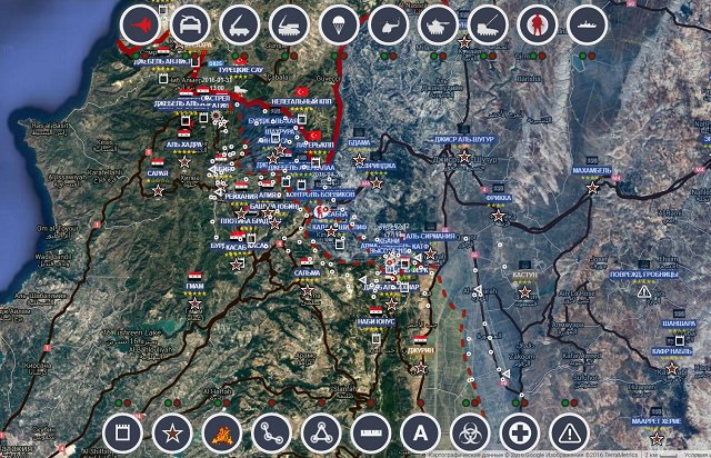 Обзор карты боевых действий в Сирии 4 июля 2017 года